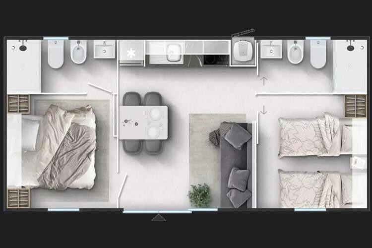 Premium Mobile Home In Новалья Экстерьер фото